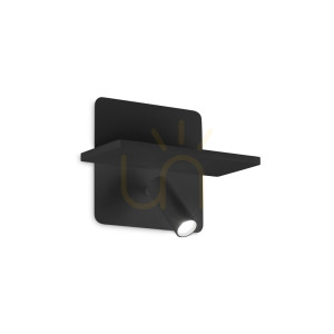 Wandleuchte Ideallux Piano AP Nero schwarz LED 10W 2-flammig 287300