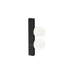 Wandleuchte Ideallux Binomio AP2 schwarz LED 6W 313252