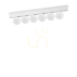 Plafond Ideallux Binomio LED 18W weiß 43,5 cm 328256