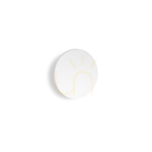 Außenwandleuchte Ideallux Punto AP D24 weiß LED 12W rund 328522