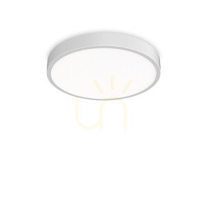 Außen-Deckenleuchte Ideallux RAY PL D60 Bianco weiß 60 cm 44W 327693