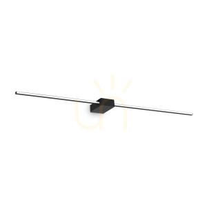 Wandleuchte Ideallux ESSENCE THEO AP D115 NERO schwarz LED 19W 3000K 311784