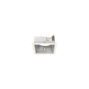 Einbaurahmen Ideallux ZEUS Frame Trim Square weiß 324876