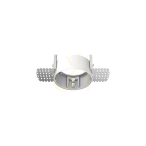 Einbauring Ideallux ZEUS Frame Trimless Round weiß 6,6 cm Polystyrol 323541