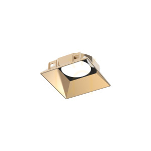 Reflektor Ideallux ZEUS Square Gold Polystyrol 8,9 cm 323831
