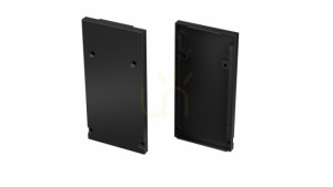 ALU-Blindstopfen für LUMINES DULIO LED-Profil schwarz