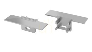 LUMINES Gaudi grau Profilstecker mit Loch