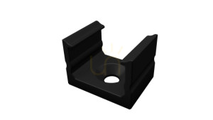 LUMINES D LED-Profilhalter mit HIGH-Lampenschirm schwarz