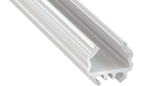 LED-Profil LUMINES Typ Mico weiß lackiert 2 m