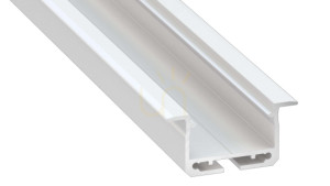 LED-Profil LUMINES Typ inSileda weiß lackiert 2 m