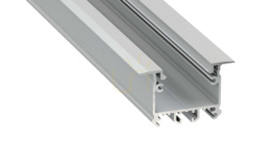 LED-Profil LUMINES Typ inTalia silber eloxiert 2 m