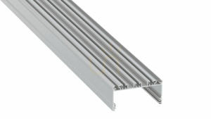 LED-Profil LUMINES Typ Largo silber eloxiert 2 m