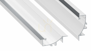 LED-Profil LUMINES Typ Tiano weiß lackiert 2 m