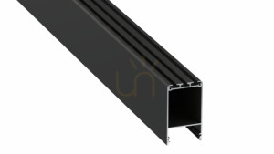 LUMINES Profil Typ Claro schwarz lackiert 3 m