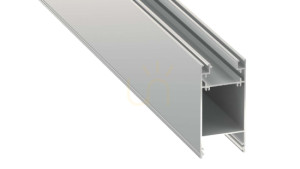 LUMINES LED-Profil Typ Dulio silber eloxiert 2 m