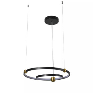 Kido S LED-Pendelleuchte schwarz PL0138