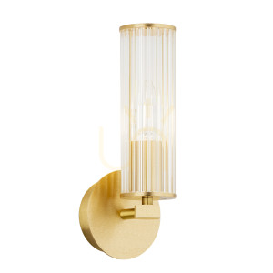 Wandleuchte ARGON Hampton transparent Messing E14 8497