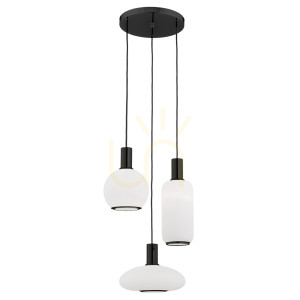 Pendelleuchte ARGON Sagunto Plus 3-flammig Weiß Opal Matt E27 6323