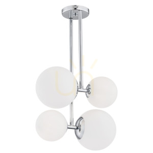 Pendelleuchte ARGON ASPEN weiß Chrom 4xE27 1646