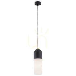 Pendelleuchte Argon Burgos 4213 Weiß Opal E27 Glas Messing