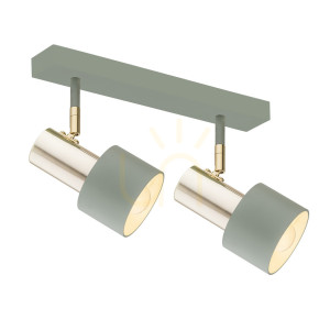 Plafond Argon DORIA Messing 2xE27 IP20 926