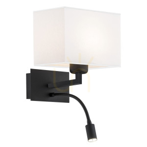 Wandleuchte Argon HILARY 868 Weiß E27 1x LED IP20