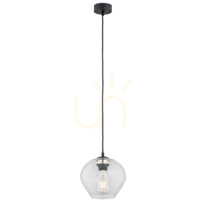 Pendelleuchte ARGON KALIMERA Schwarz Glas E27 4041