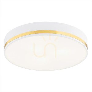Plafond ARGON AMORE Weiß Gold E27 2-flammig 7034