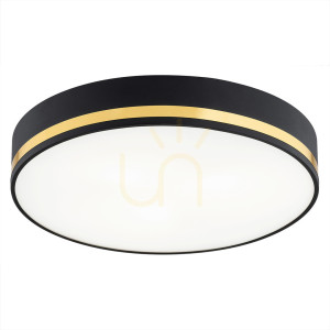 Plafond Argon AMORE schwarz gold 3x E27 6141