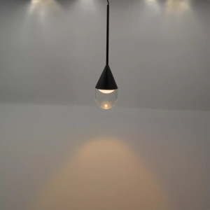 NATA Badezimmer Pendelleuchte Schwarz PL0104-BK
