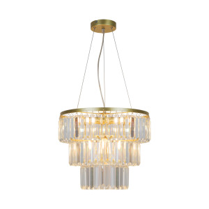 Pendelleuchte Zuma Line TIFANNY P17127-4-1GD gold E14