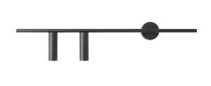 Wandleuchte Trevo 2-flammig Schwarz LED GU10 MR11 Aldex 1104D1