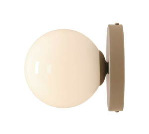 Wandleuchte Aldex Ball II Beige Metall Glas 1126C17_S