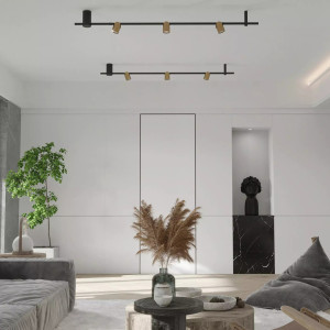 Plafond Slide 3xLED gebürstetes Messing CL0106-BS