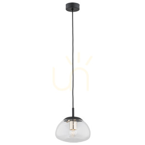 Pendelleuchte Argon TRINI 4331 Schwarz Glas Messing E27 IP20