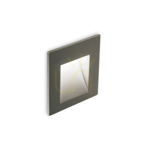 Einbauleuchte Ideallux BIT 269009 anthrazit rund 6,5 cm 3W IP67 LED
