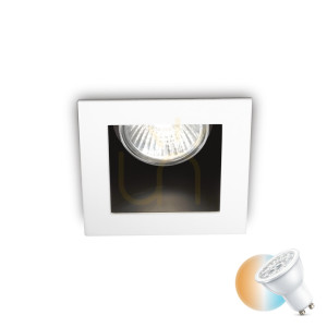 Einbauleuchte Ideallux Funky 083230 weiß GU10 rund Metall