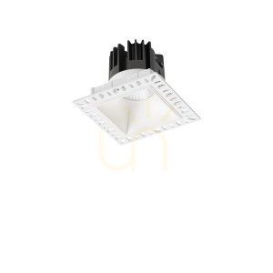 Einbauleuchte Ideallux Game Trimless Square 11W 3000K schwarz 319681