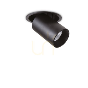 Einbauleuchte Ideallux NOVA schwarz LED 12W 3000K Ø10 cm 248189