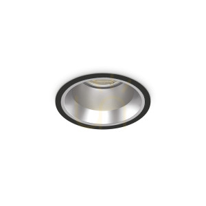 Einbauleuchte Ideallux OFF schwarz LED 15W 3000K Ø11 cm 266558