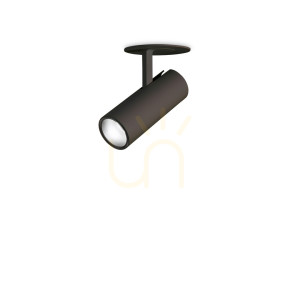 Einbauleuchte Ideallux Play 268088 schwarz LED 7W 3000K rund
