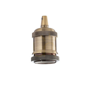 Lampenfassung Ideallux PORTALAM 249216 E27 Messing Metall Zubehör