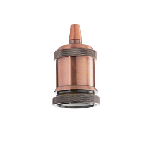 Lampenfassung Ideallux PORTALAM E27 Kupfer Metall 249223