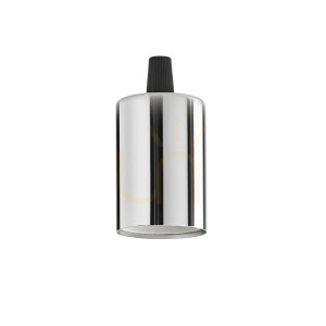 Lampenfassung E27 Ideallux PORTALAM Chrom Polystyrol 249230