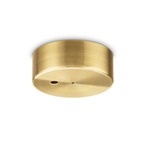 Deckenrosette Ideallux ROSONE Magnetico 1-flammig Messing 9 cm 328690
