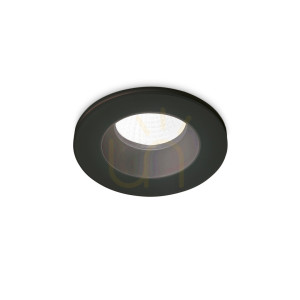 Einbauleuchte Ideallux ROOM-65 rund schwarz 7,5W LED 252032