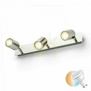 Wandleuchte Dublin Iii Anbauleuchte chrom 230 V Gu10 3x9 W Ip44