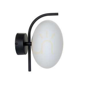Wandleuchte Zuma Line OMI 1201 schwarz LED