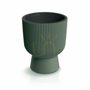 MILLY-grüner frostsicherer Blumentopf aus Kiefer