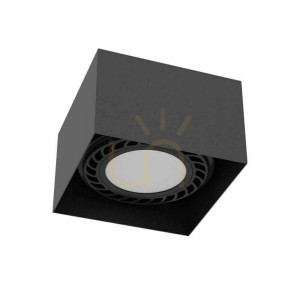 Plafond Antigo Cage schwarz Stahl 12,2 cm LED ES111 1267